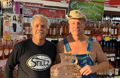 Steve Stillz with Tim Smith of Moonshiners TV show.